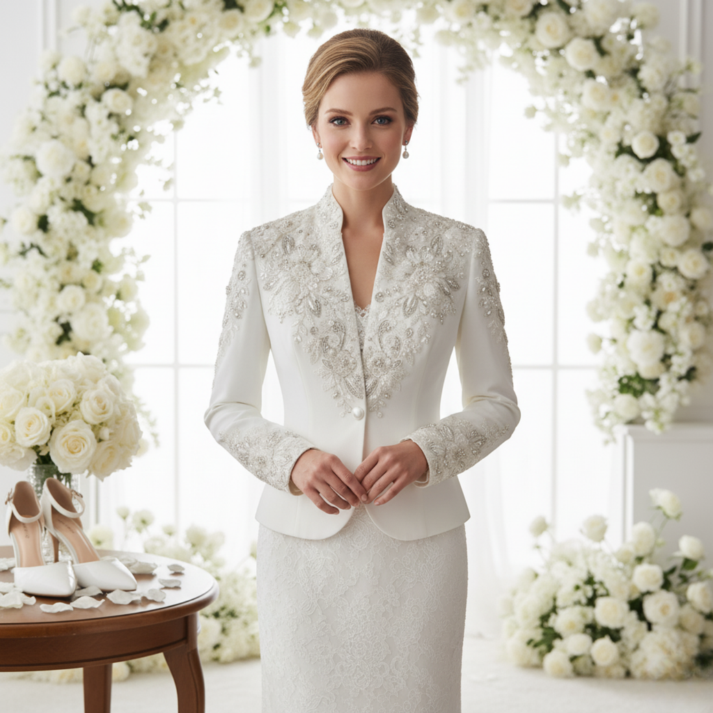 Bridal Velvet Jacket | Custom Luxury Wedding Outerwear by Noveira Moda