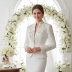 Bridal Velvet Jacket | Custom Luxury Wedding Outerwear by Noveira Moda