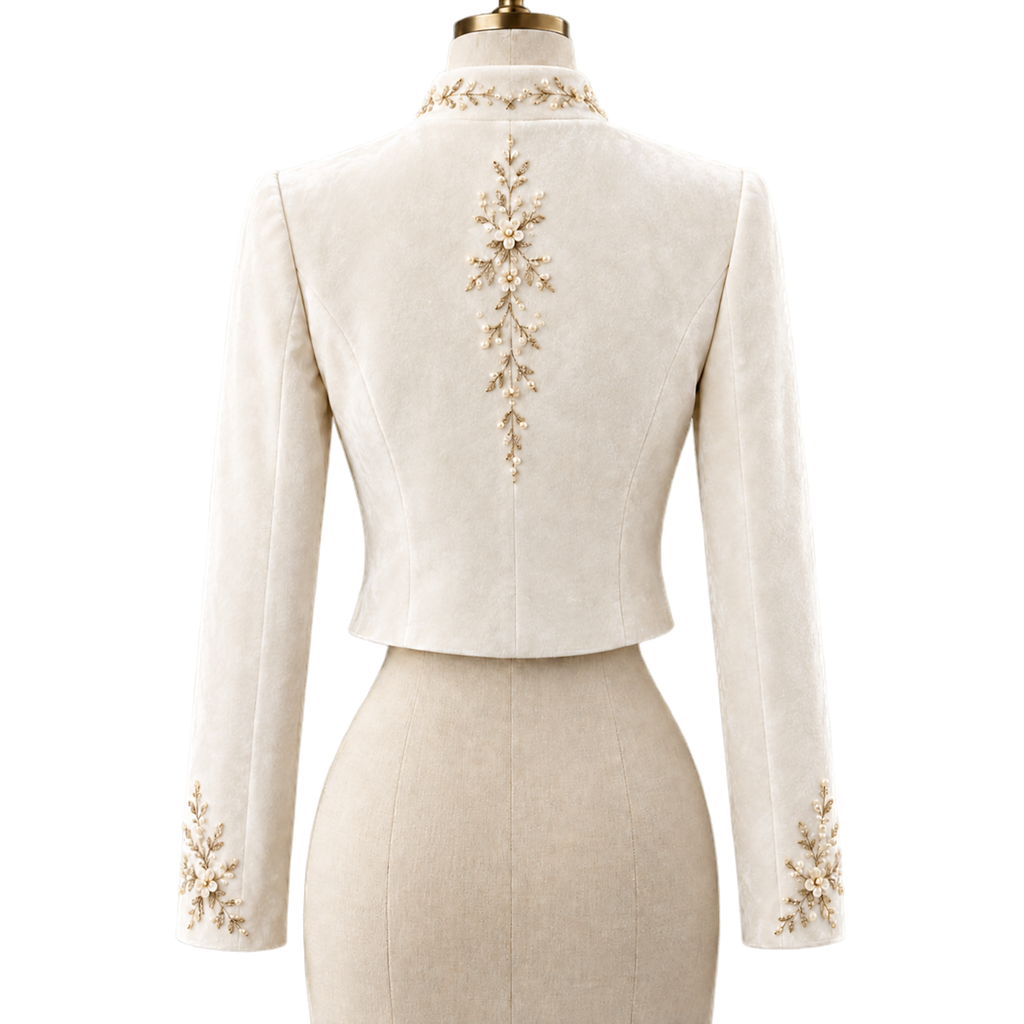 The Celestine Velvet Bolero