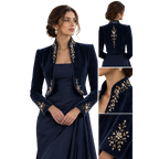 The Celestine Velvet Bolero