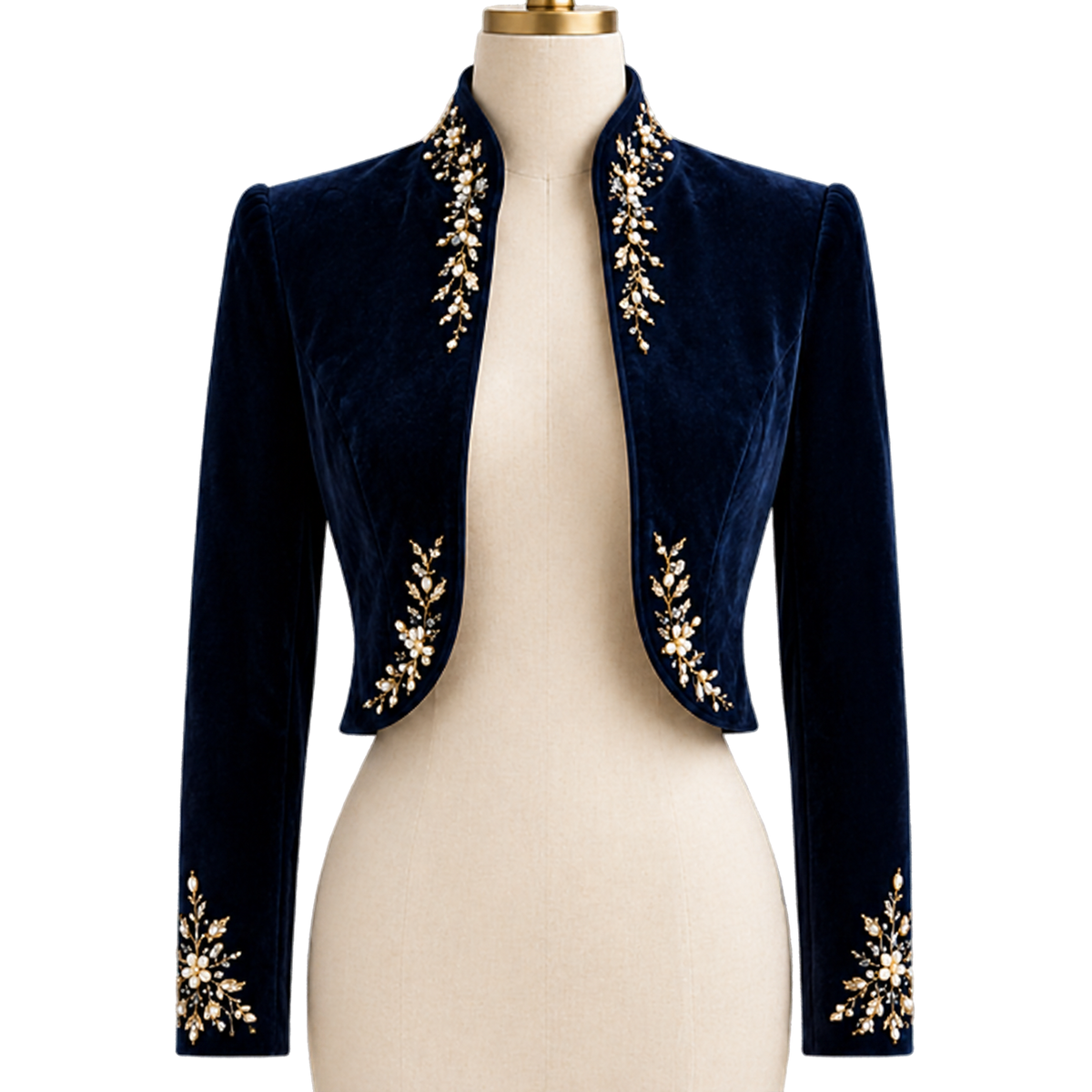 The Celestine Velvet Bolero