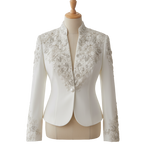 Bridal Velvet Jacket | Custom Luxury Wedding Outerwear by Noveira Moda