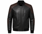 Prestige Leather Bomber Jacket